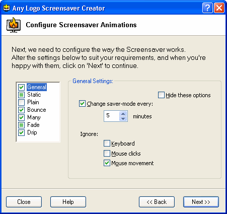 Any Logo Screensaver Creator Screenshot